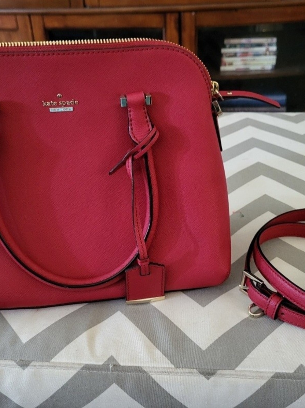 kate spade Small Red Dome Satchel